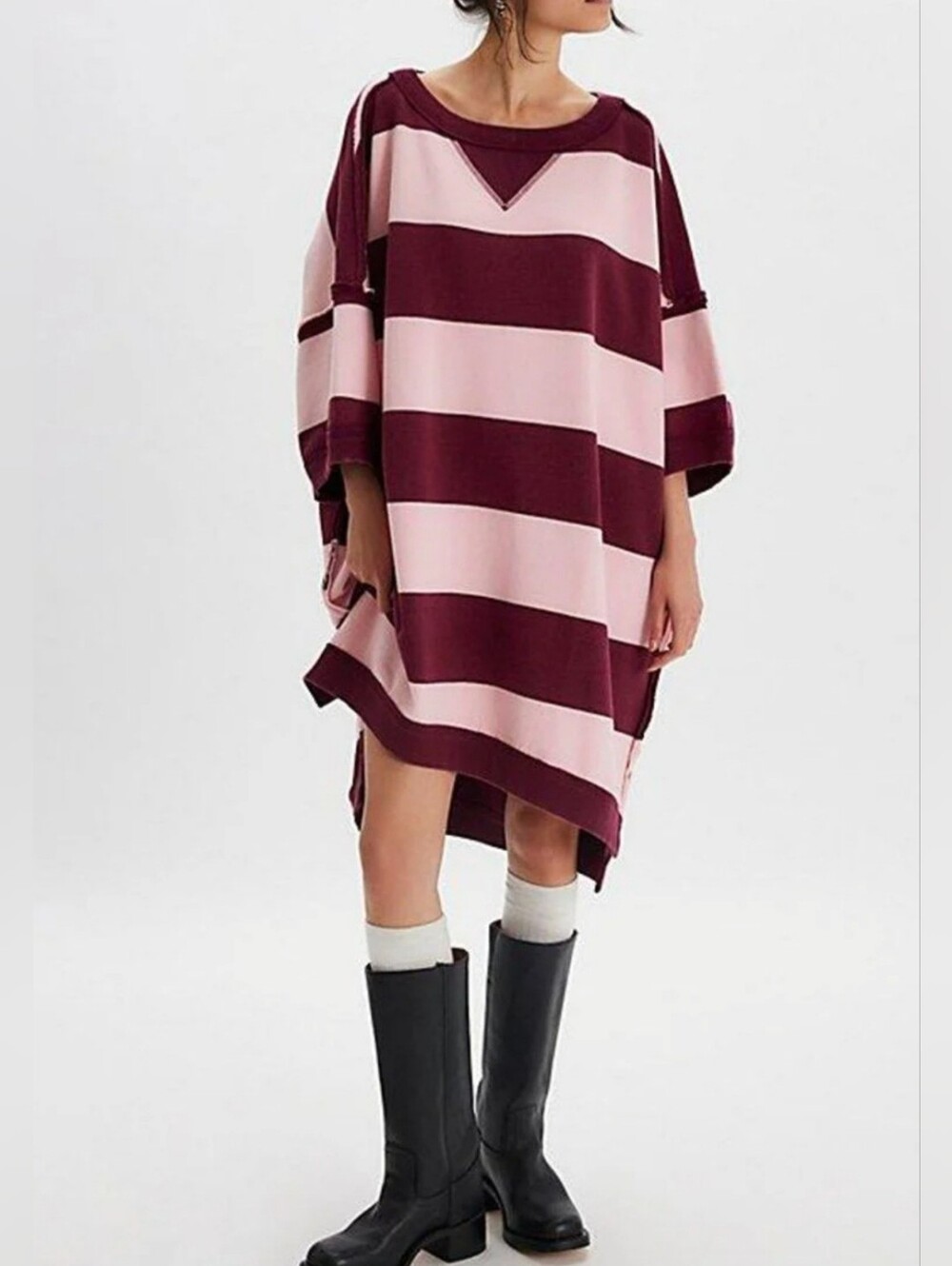 Free People We The Free Maxi Sweatshirt. Super Oversized Dress